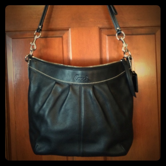 COACH Soho Black Leather Purse