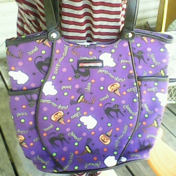 Genuine longaberger Halloween decor tote!