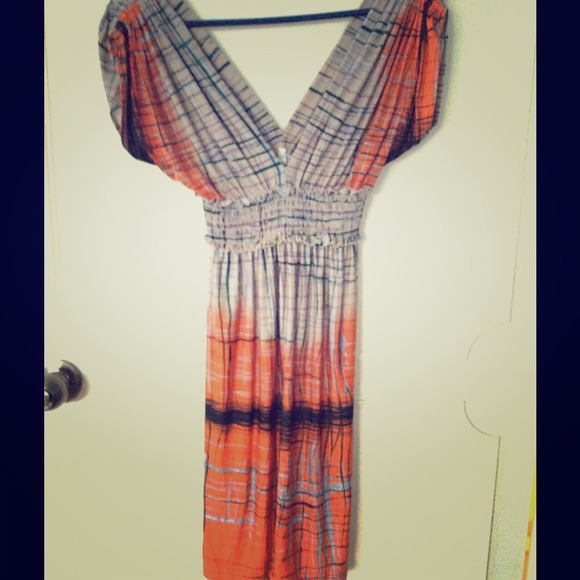 Boho summer print dress
