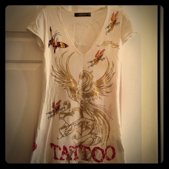 Ed Hardy mini dress/shirt 💪🏻
