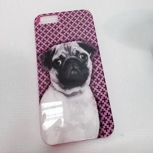 Fuzzy nation pug iPhone five case.