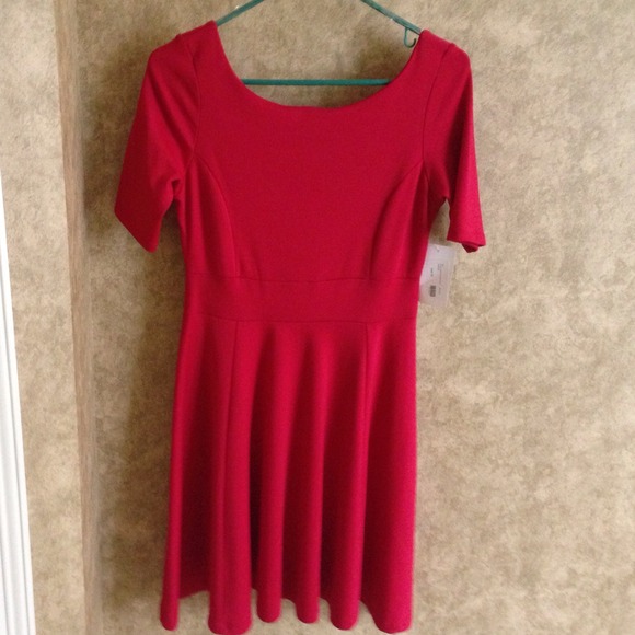 Red hot dress!