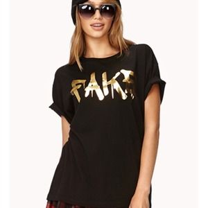 Dripping "fake" shirt