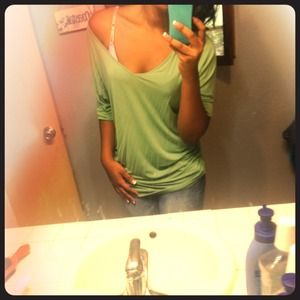 Mint green maternity top