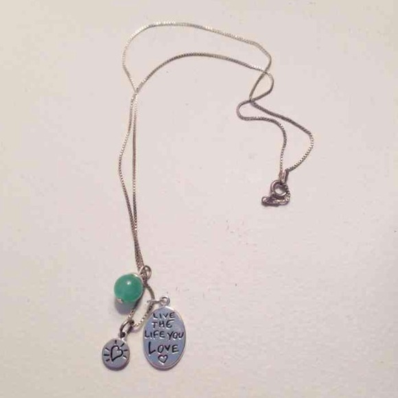 Live the life you love necklace
