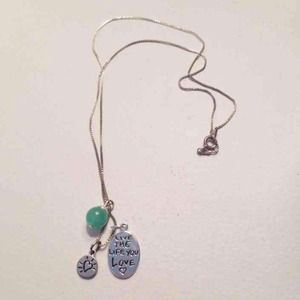 Live the life you love necklace