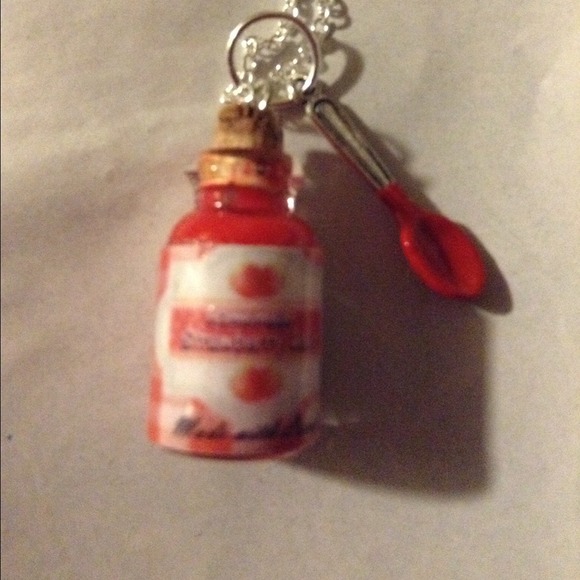 Jelly and spoon necklace
