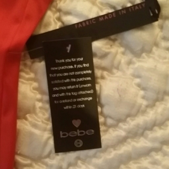 ??SOLD??Bebe scarlet red cocktail dress - Picture 3 of 4