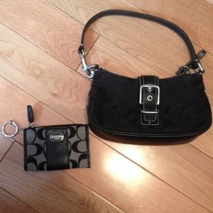 Small Coach purse and Coin purse