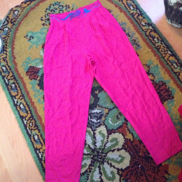 High Waist Vintage Pants Size S/M