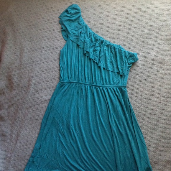 F21 one shoulder dress