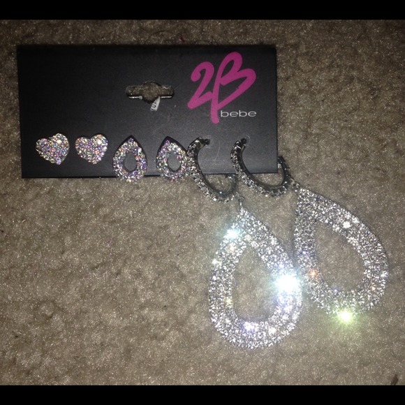 3 piece set bebe earings