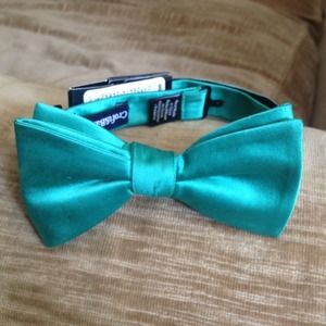 NWT turquoise bow tie