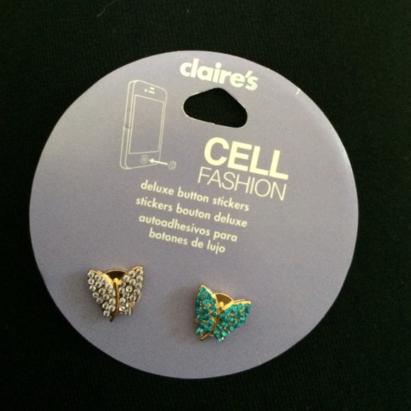 Butterfly iPhone home button stickers