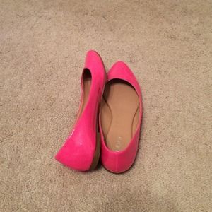 Neon Pink Flats