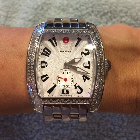 Michele Urban Diamond Watch HOLD FOR OGILUVBAGS