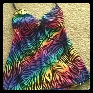 Zebra takini top