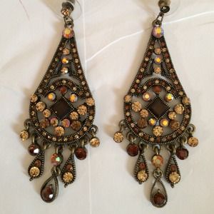 Vintage style chandelier earrings