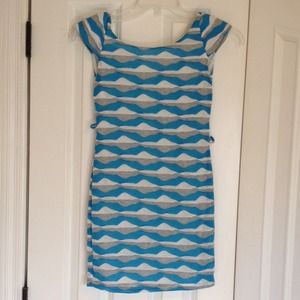 Cap sleeve mini dress