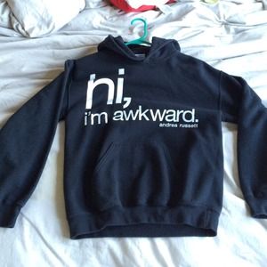 Andrea Russett "Hi, I'm Awkward" Sweatshirt