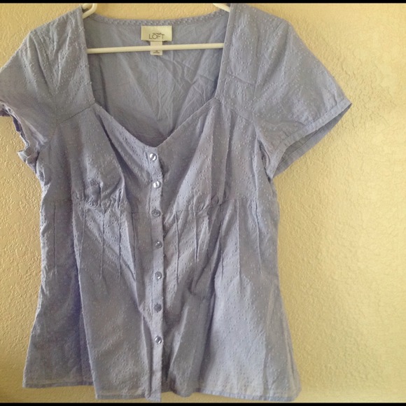 Ann Taylor Loft  Purple Top