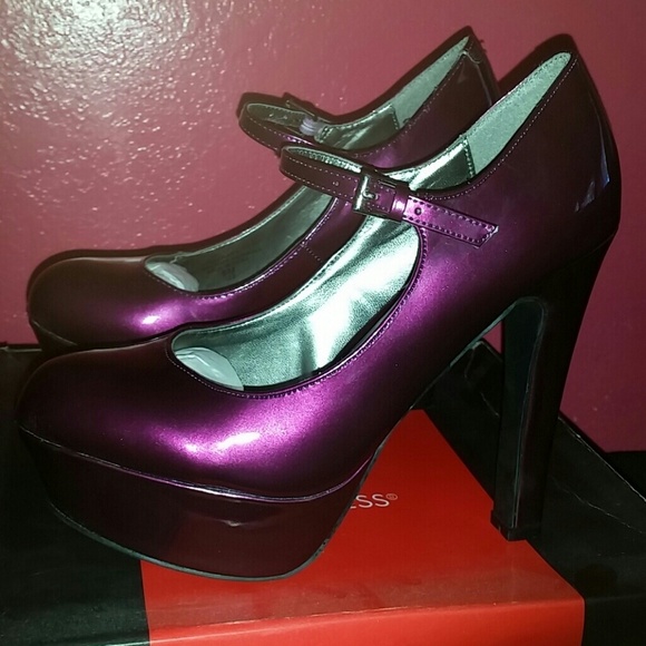 Purple Guess Heels