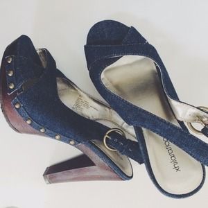 Denim Heels