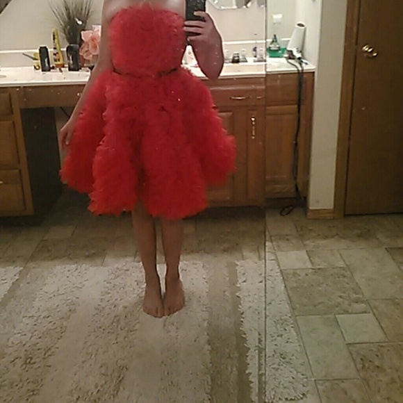 On Sale only for an hour Red homecoming/prom dress