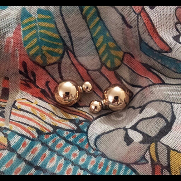 Double Pearl Earrings