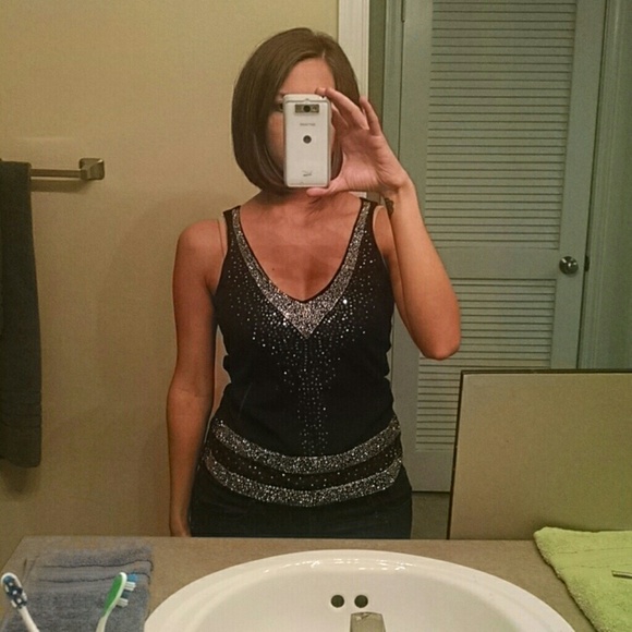 Express sequin tank