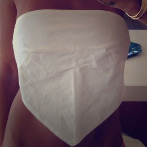 White Bandana Top