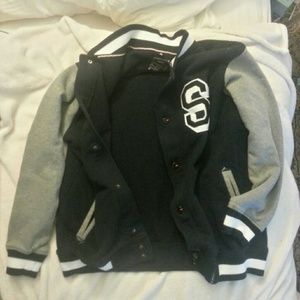 SOUTHPOLE Two Tone Varsity Jacket - XXL