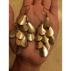 Gold color earrings