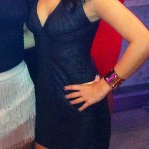 Bebe black bandage dress