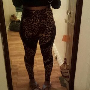 High waist leopardprint
