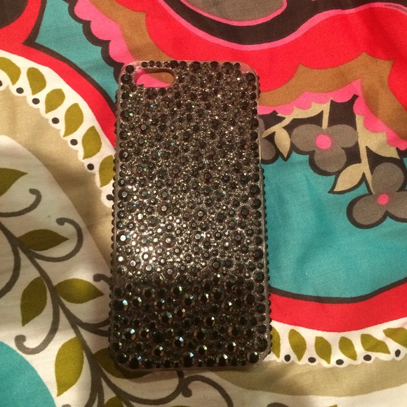 iPhone 5 black beads case