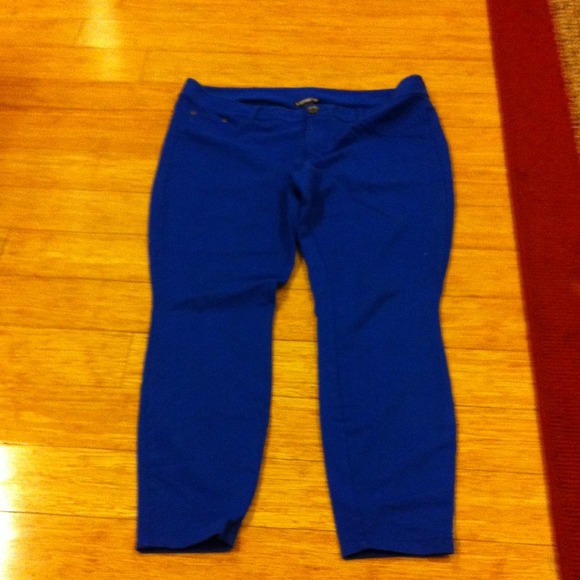 Express blue pants, so soft it's like cotton