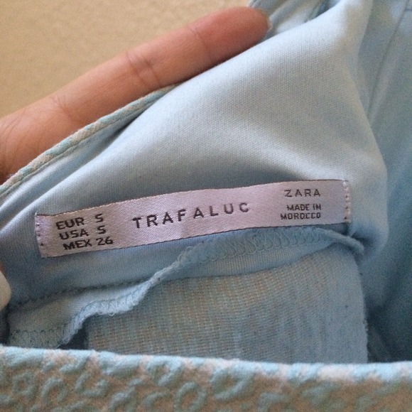 Zara baby blue dress - Picture 3 of 4