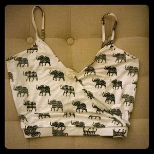 Pacific sunwear crop top (la hearts)