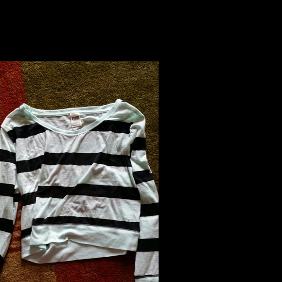 EUC Victoria Sectret pink crop top size large