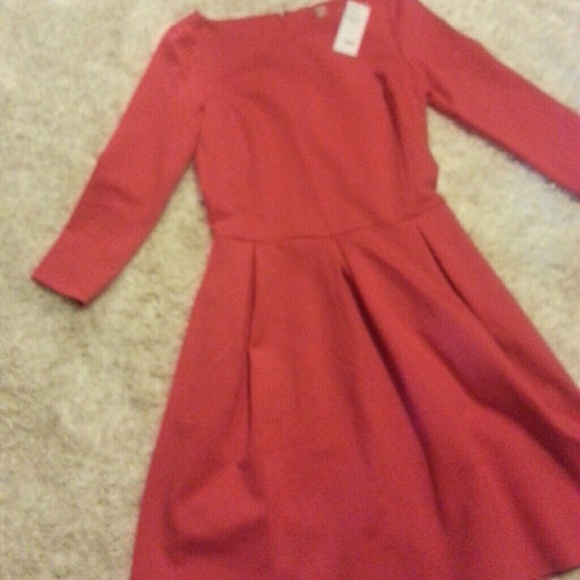 Banana Republic Fit and Flare Dress - Fuscia