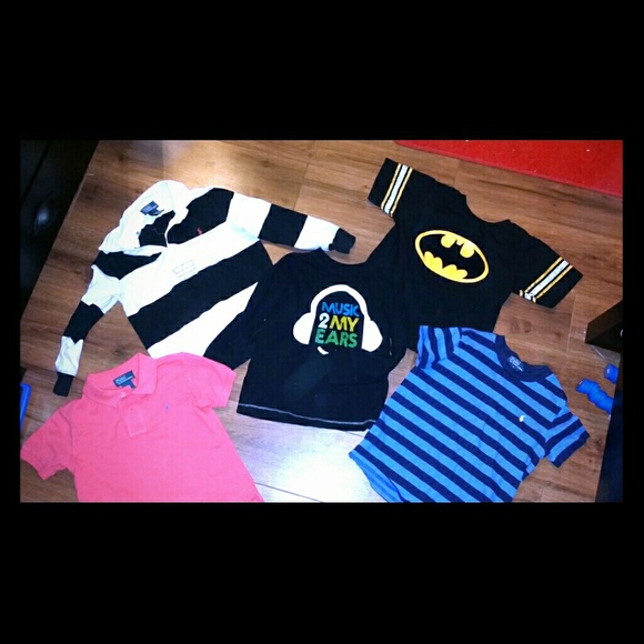 Trade !!!!5 size 5tshirts