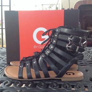 G By Guess gladiator sandals!