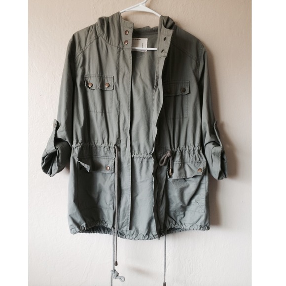 Forever 21 Outerwear - Army Green Anorak