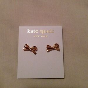 Kate Spade bow studs!