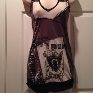 Salvage hooded shirt