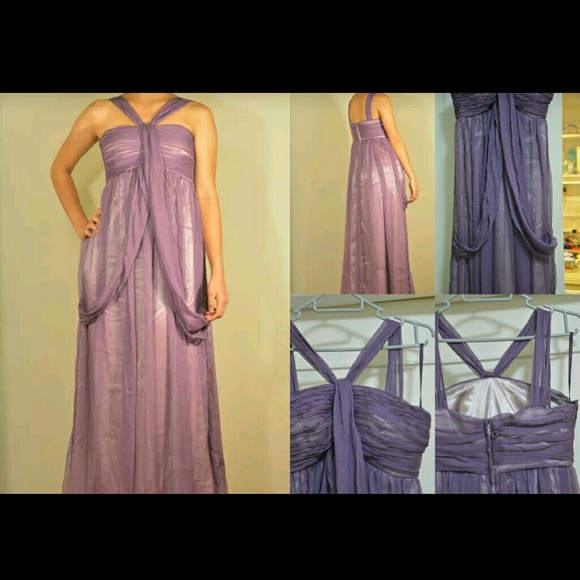 purple dress