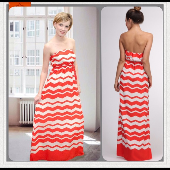 Chevron Maxi with Rope tie belt