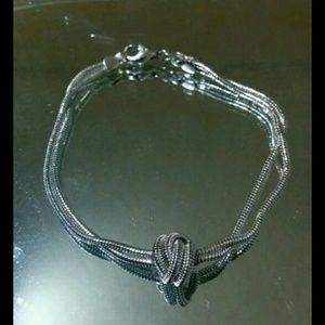 sliver knot bracelet