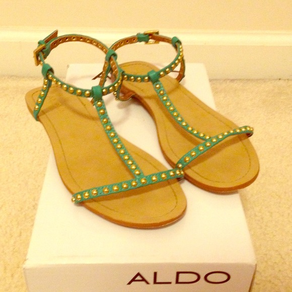 ALDO Cheshunta Sandals in Turquoise